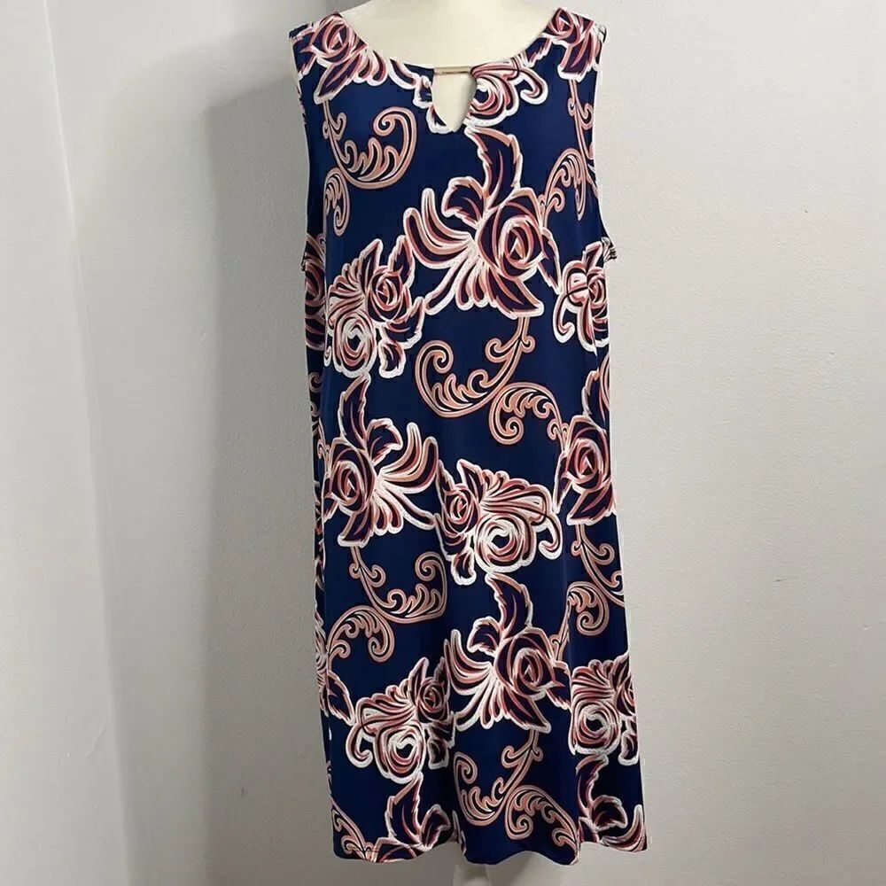 Haani Woman silky sleeveless dress.  Size 1X.